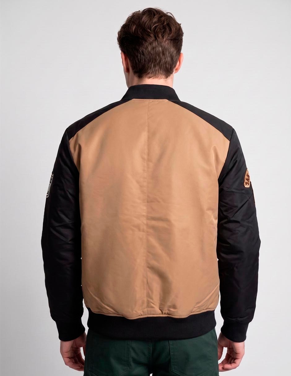 Chamarra bomber con bolsillos para hombre 3