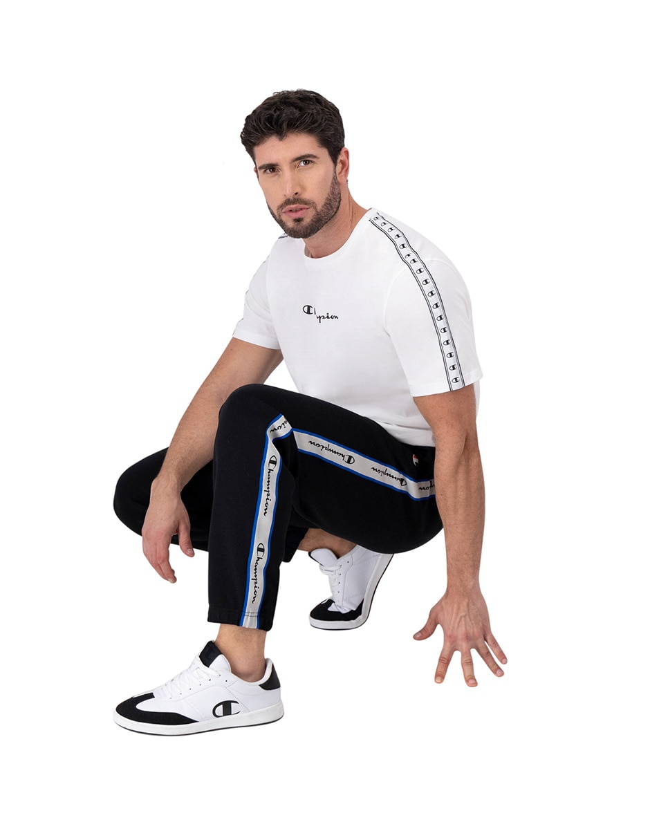 Pants regular con elástico para hombre 4