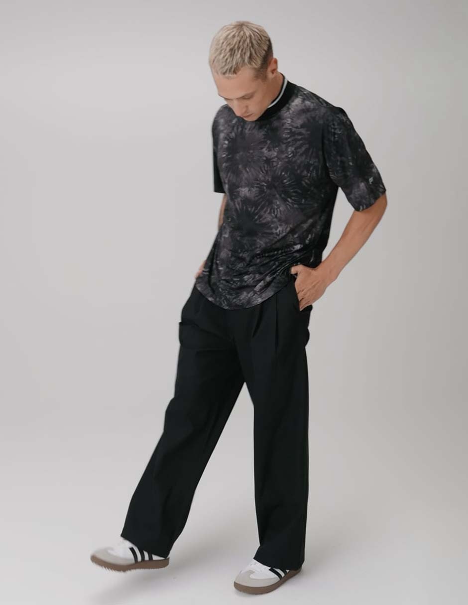 Pantalón business casual straight de algodón para hombre 3