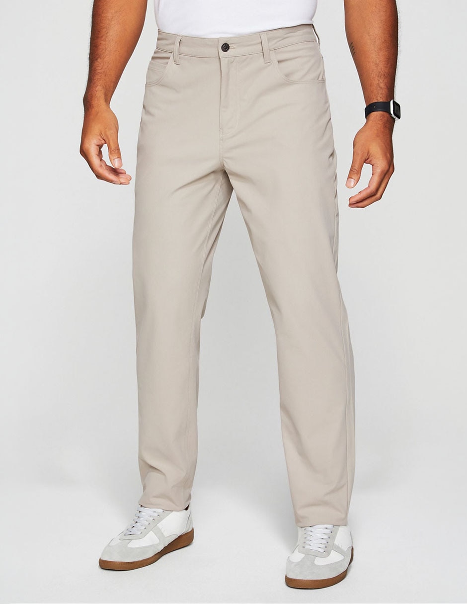 Pantalón straight de algodón para hombre 1