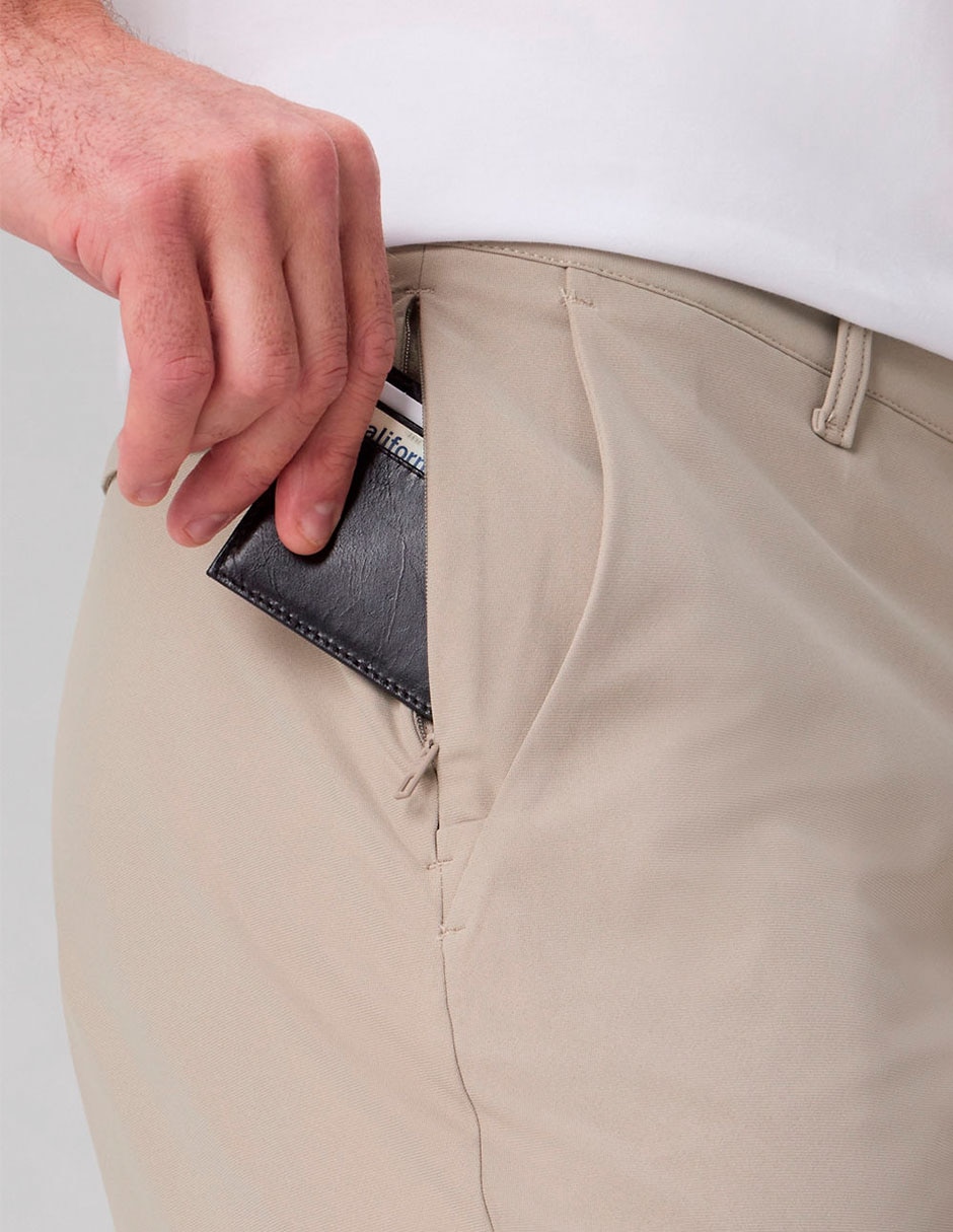 Pantalón chino slim de algodón para hombre 2