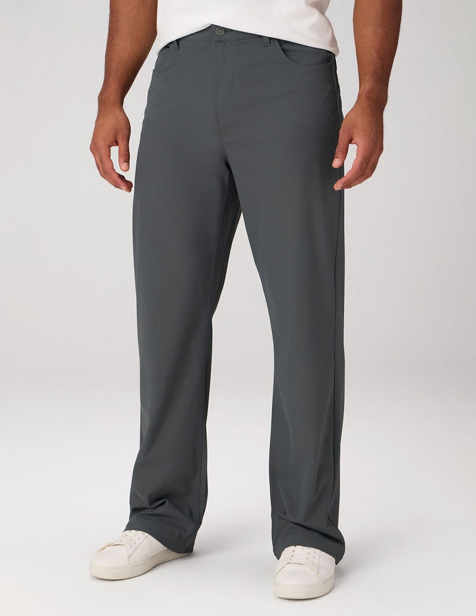 Pantalón de vestir straight de algodón para hombre Pantalón de vestir straight de algodón para hombre
