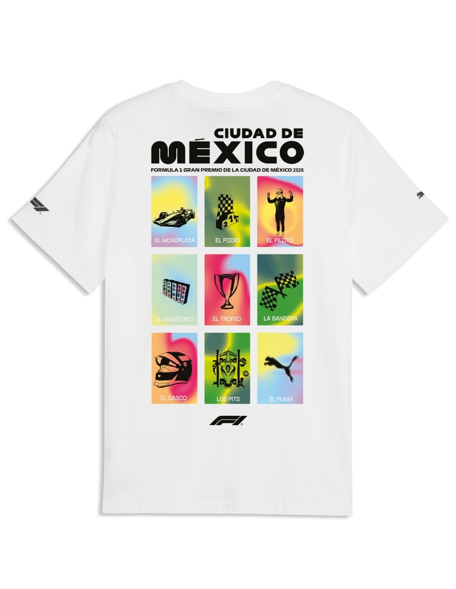 Playera F1 Mexico Tee cuello redondo para hombre 2