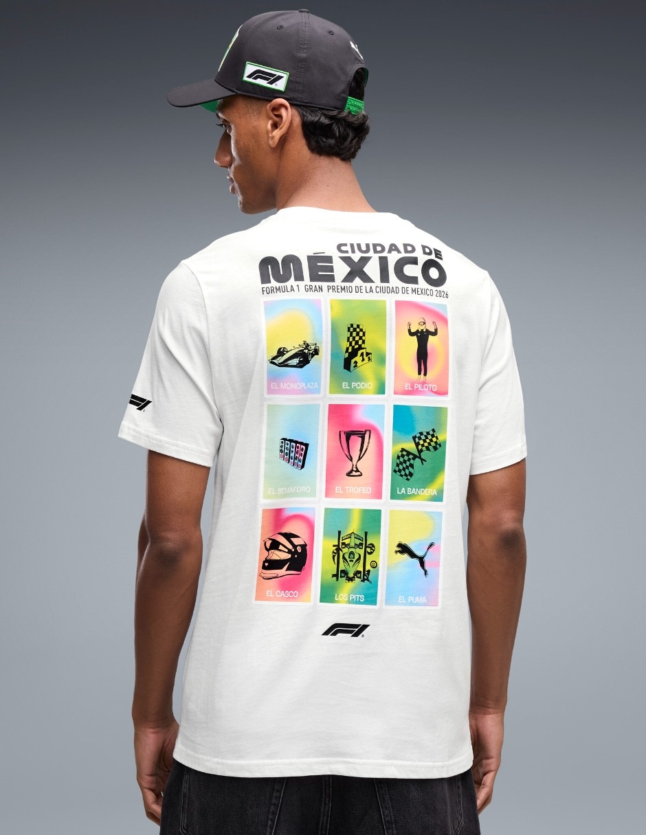 Playera F1 Mexico Tee cuello redondo para hombre 3