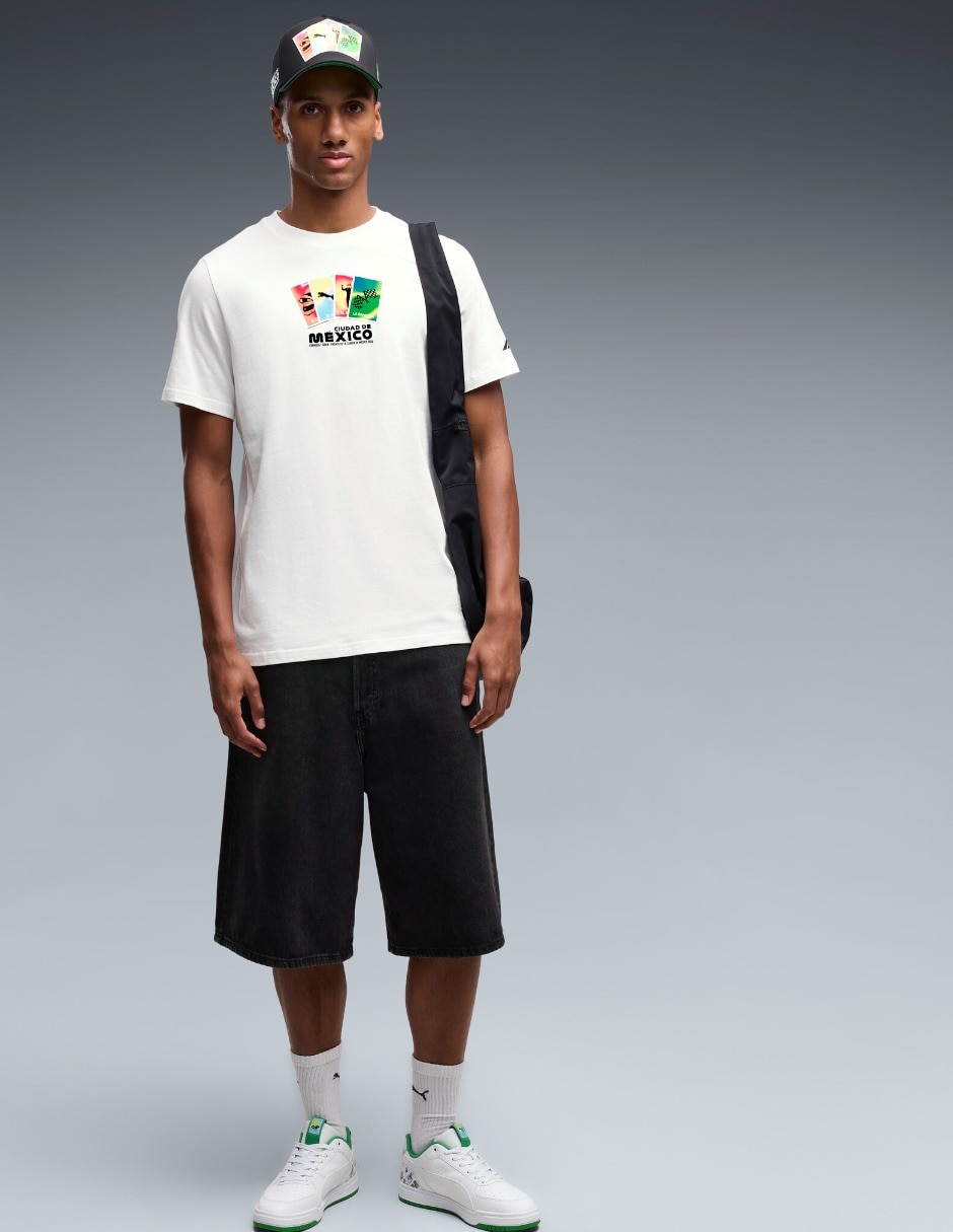 Playera F1 Mexico Tee cuello redondo para hombre 4