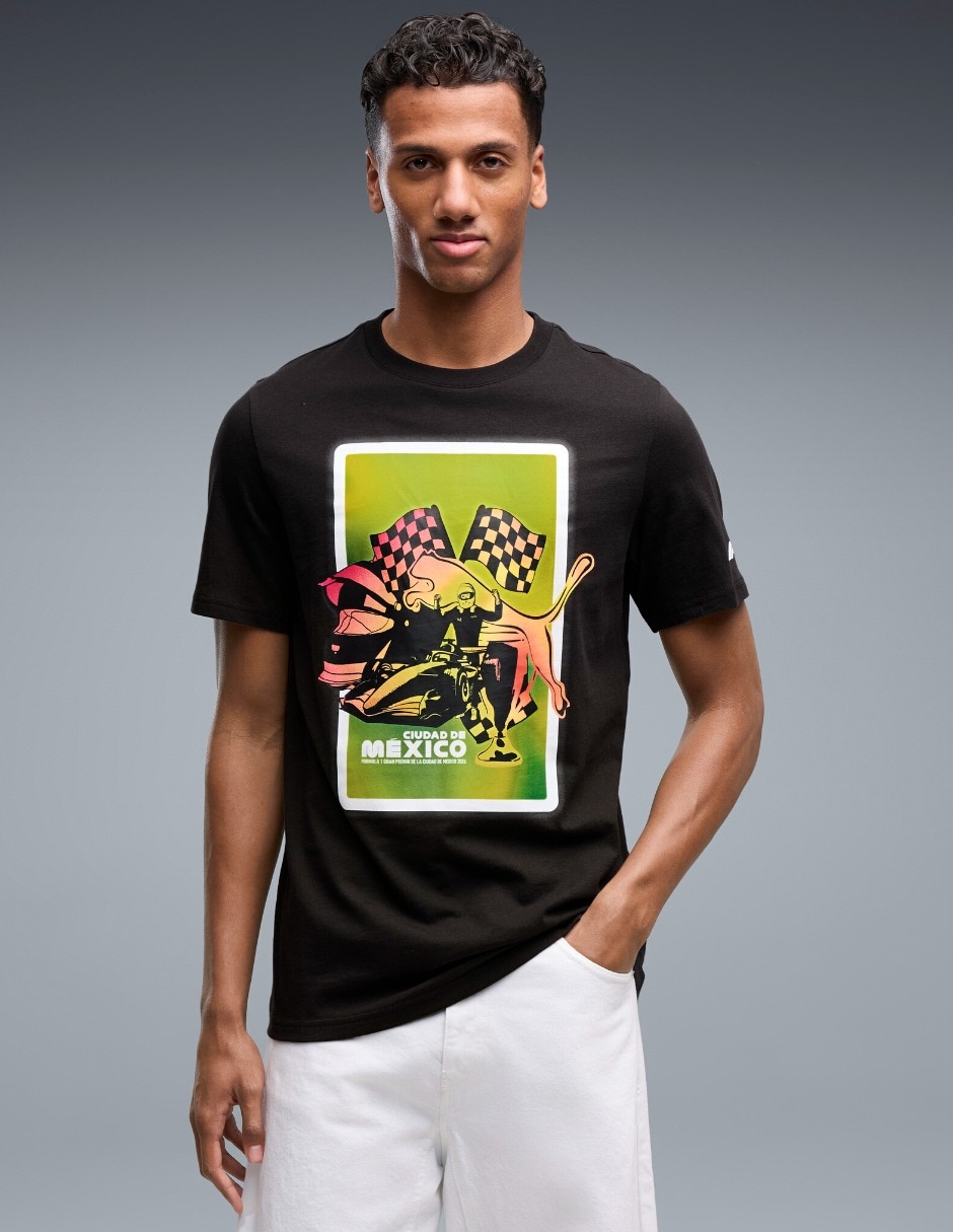 Playera F1 Mexico Race Pack Tee cuello redondo para hombre