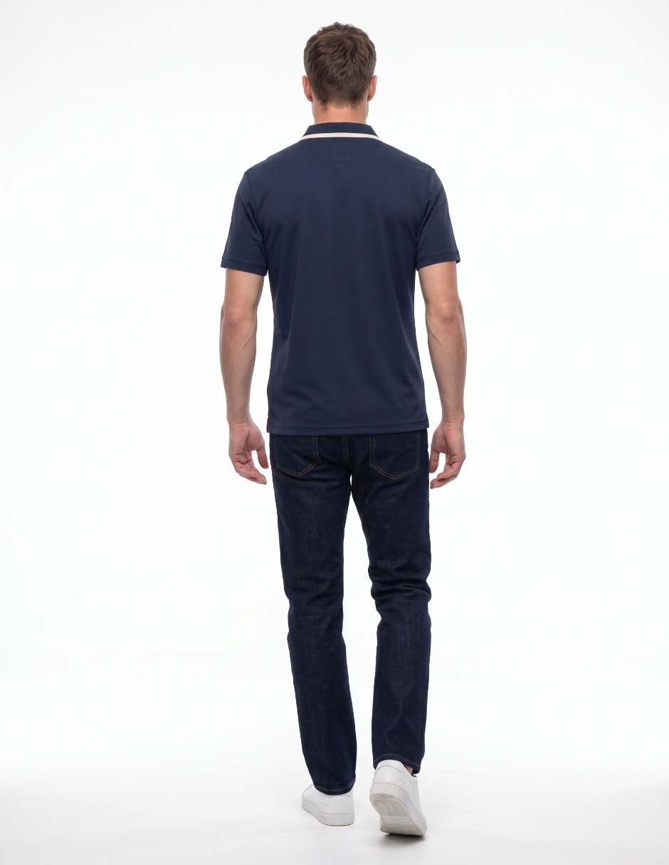 Playera cuello V para hombre 3