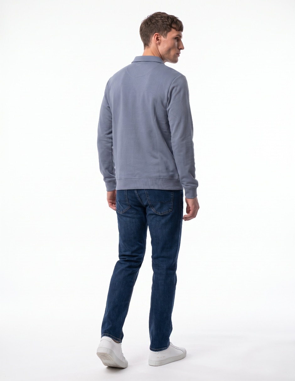 Suéter cuello V para hombre 2