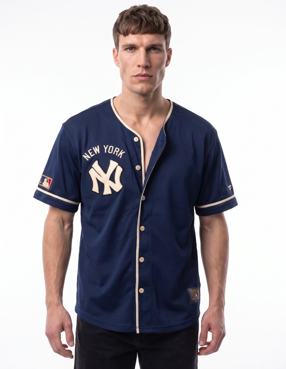 Playera cuello V para hombre 4