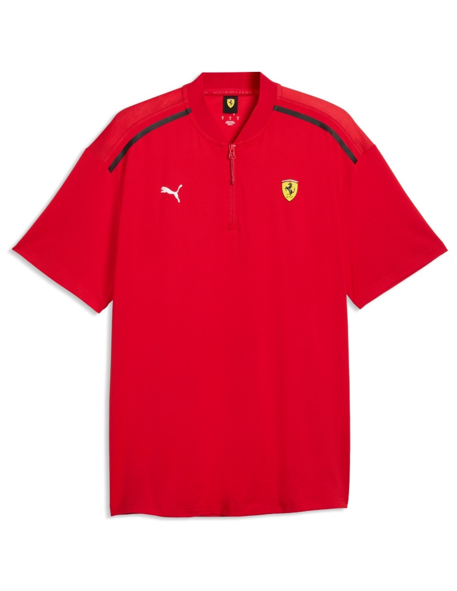 Playera tipo polo ferrari premium para hombre 5