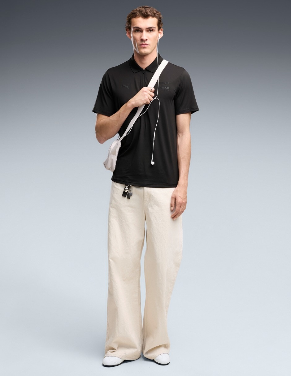 Playera tipo polo amf1 cloudspun para hombre 4