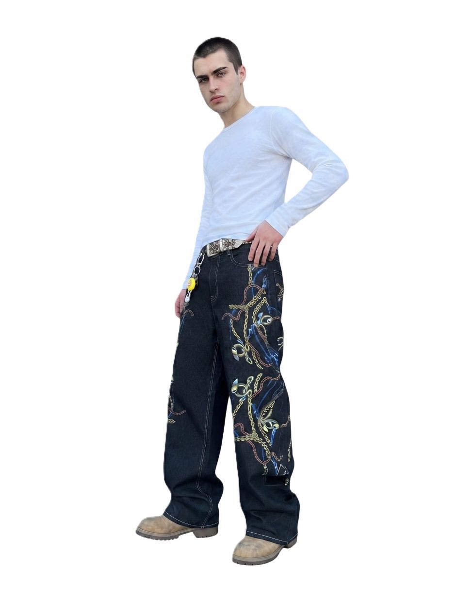 Jeans baggy para hombre 5