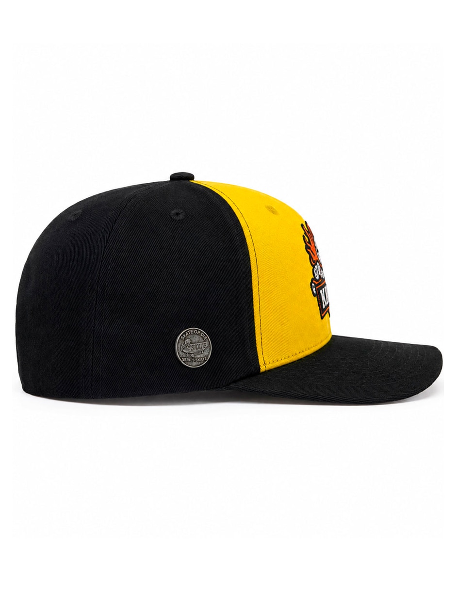 Gorra visera curva snapback para skate para hombre