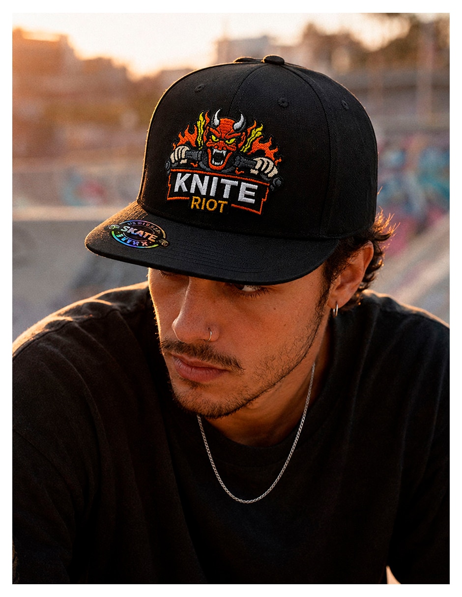 Gorra visera curva snapback para skate para hombre 8