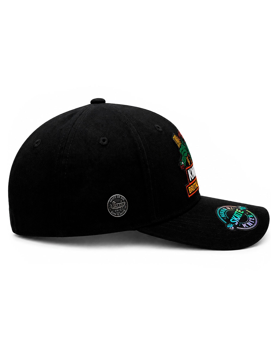 Gorra visera curva snapback para skate para hombre