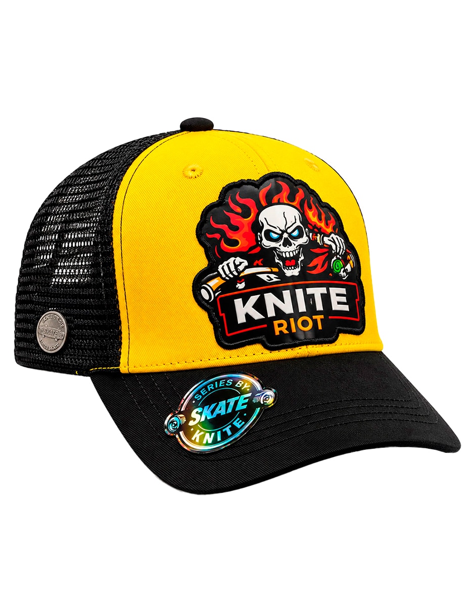 Gorra visera curva snapback para skate calavera para hombre