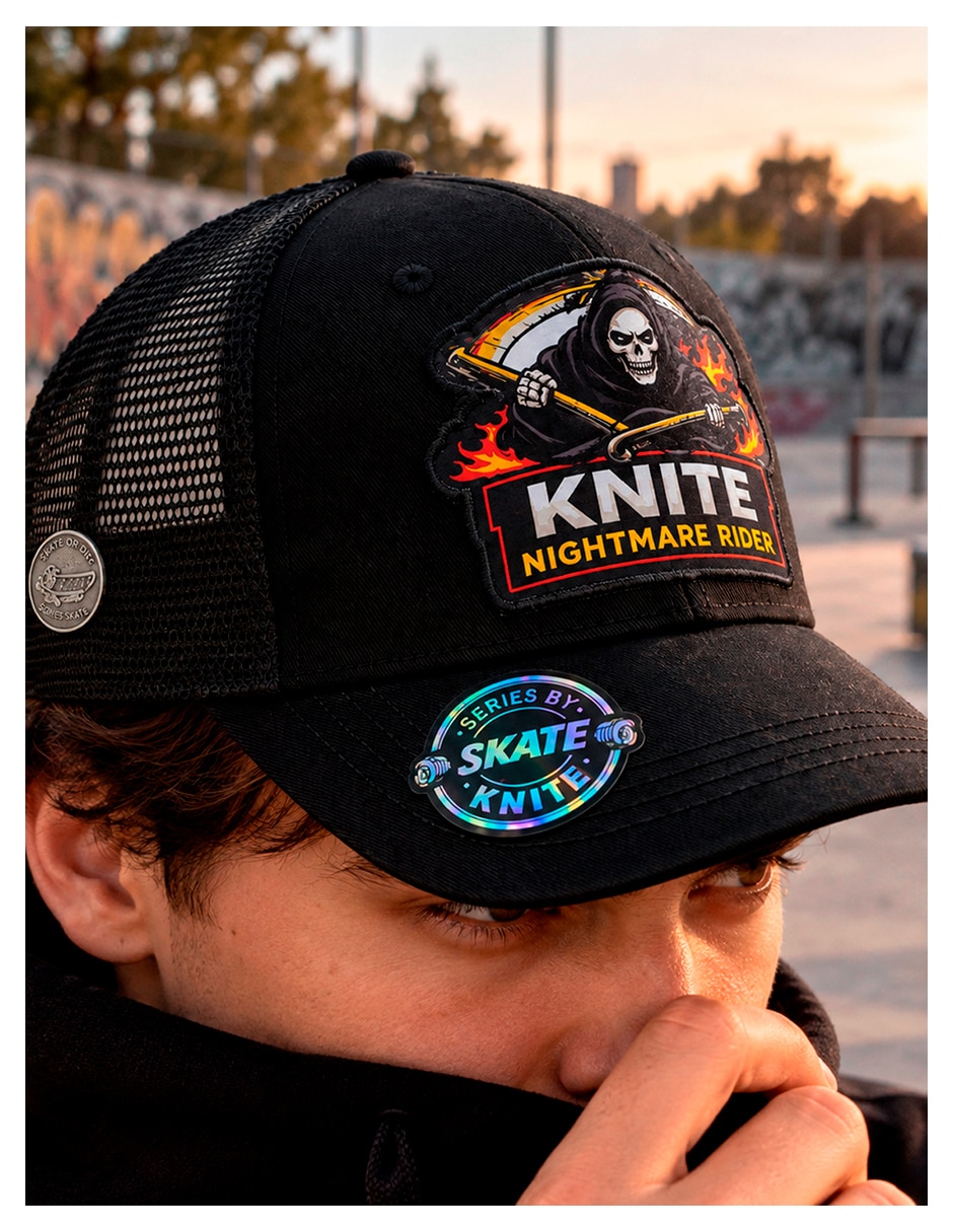 Gorra visera curva snapback para skate calavera para hombre 6