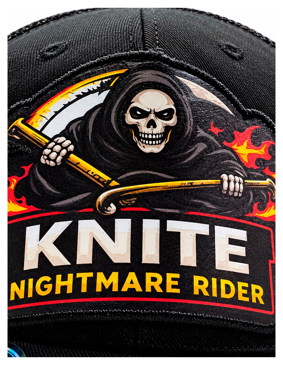 Gorra visera curva snapback para skate calavera para hombre 3