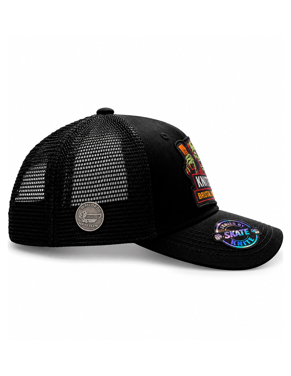 Gorra visera curva snapback para skate zombie para hombre 4