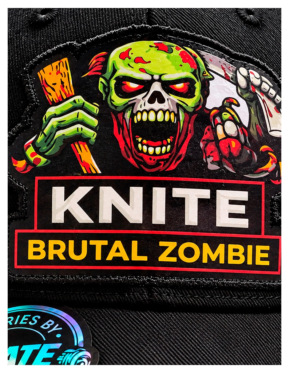 Gorra visera curva snapback para skate zombie para hombre 3