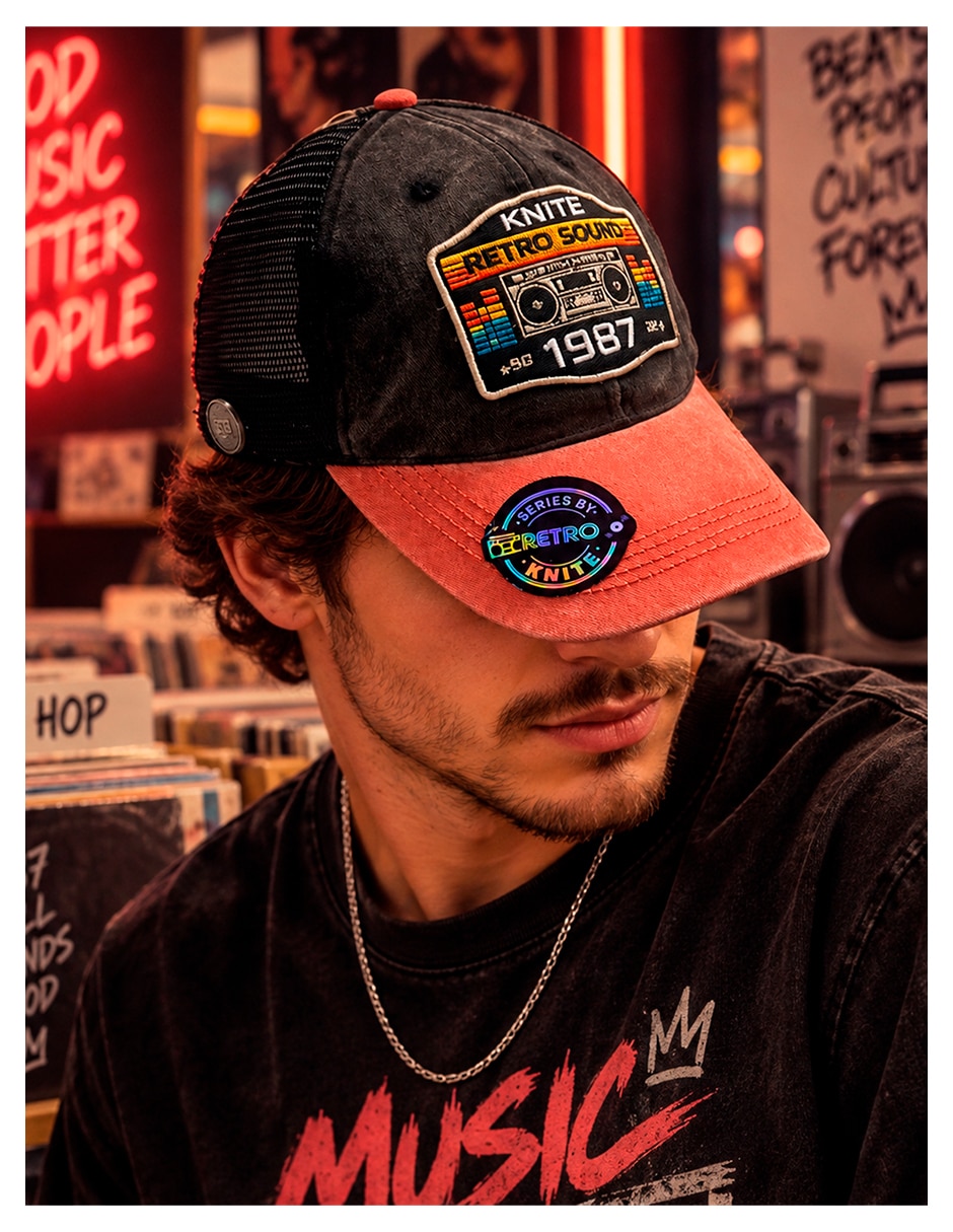 Gorra visera curva snapback casual para hombre 6