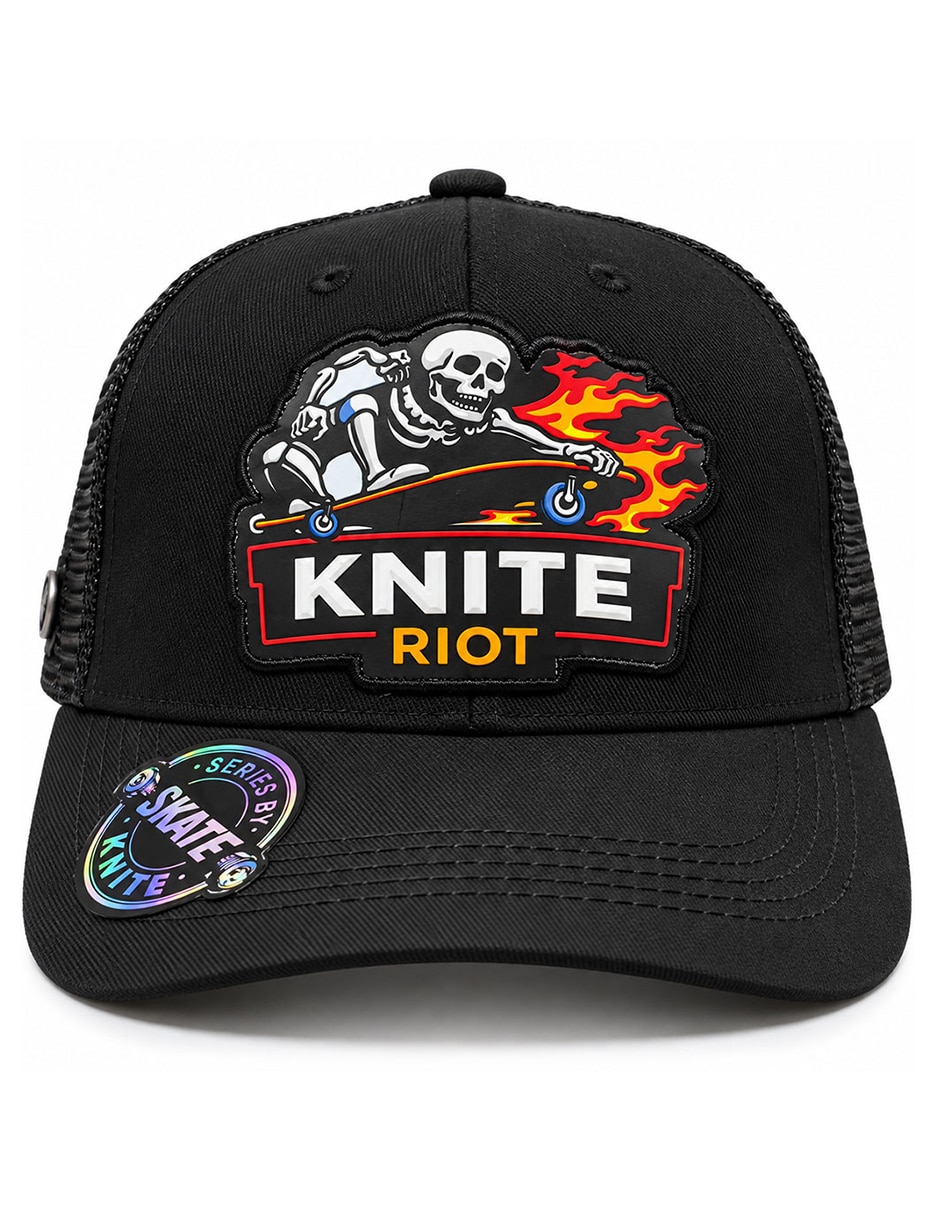 Gorra visera curva snapback para skate calavera para hombre 5