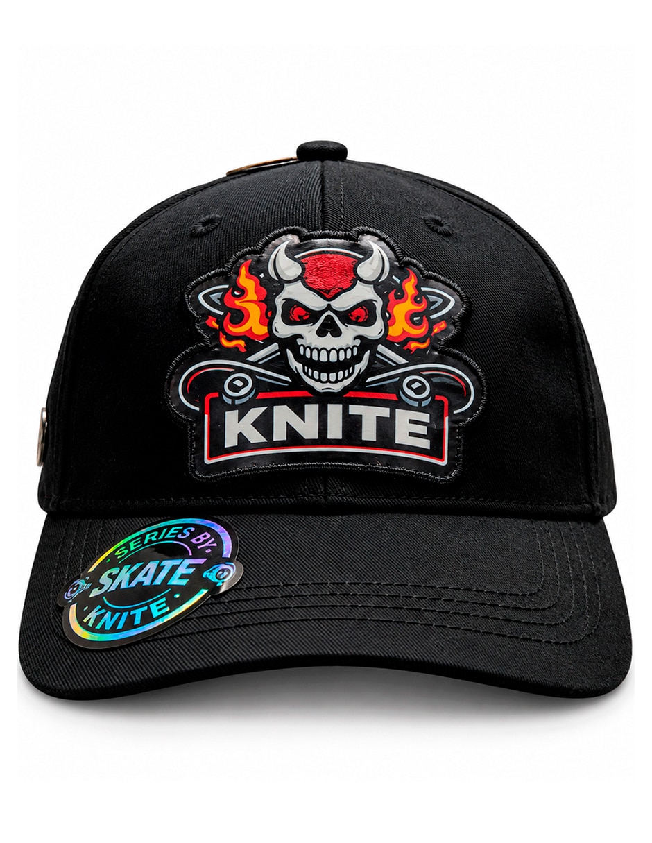 Gorra visera curva snapback para skate calavera para hombre 5