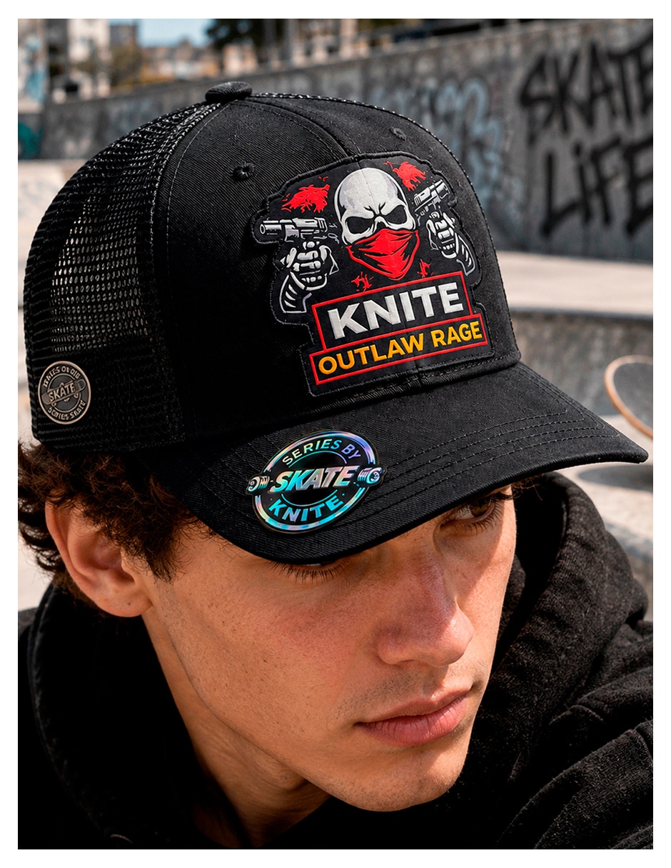 Gorra visera curva snapback para skate calavera para hombre 8