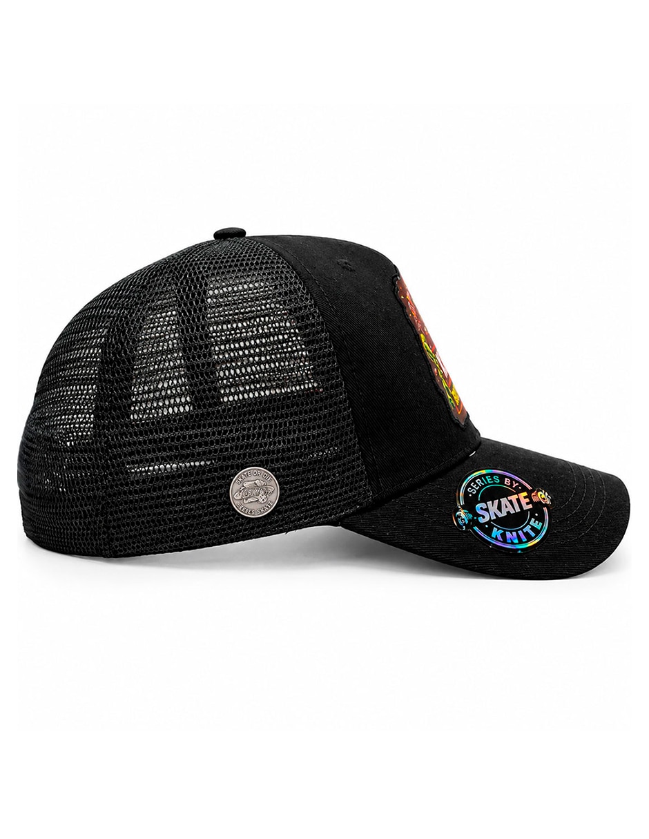 Gorra visera curva snapback para skate zombie para hombre 4