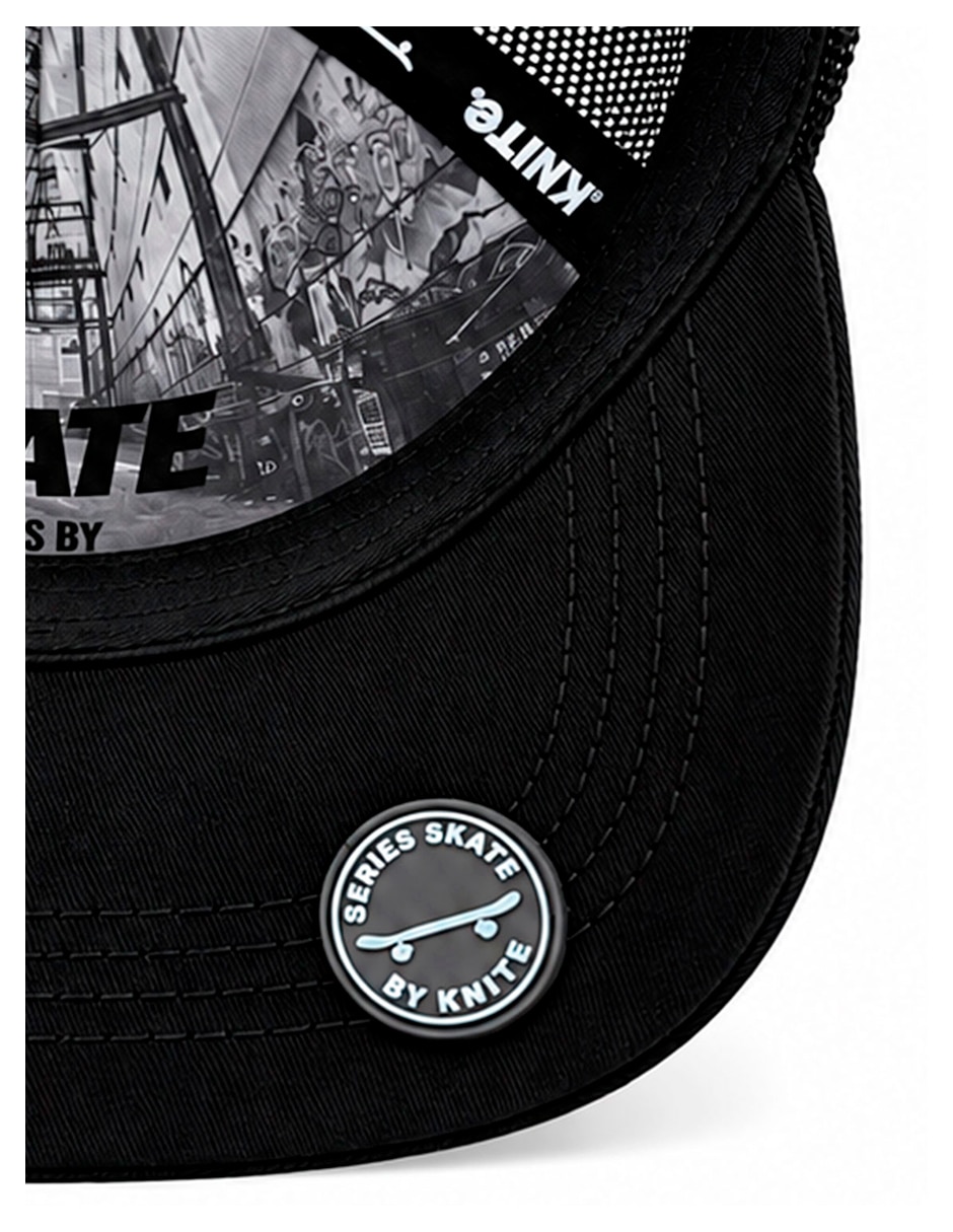Gorra visera curva snapback para skate calavera para hombre 6