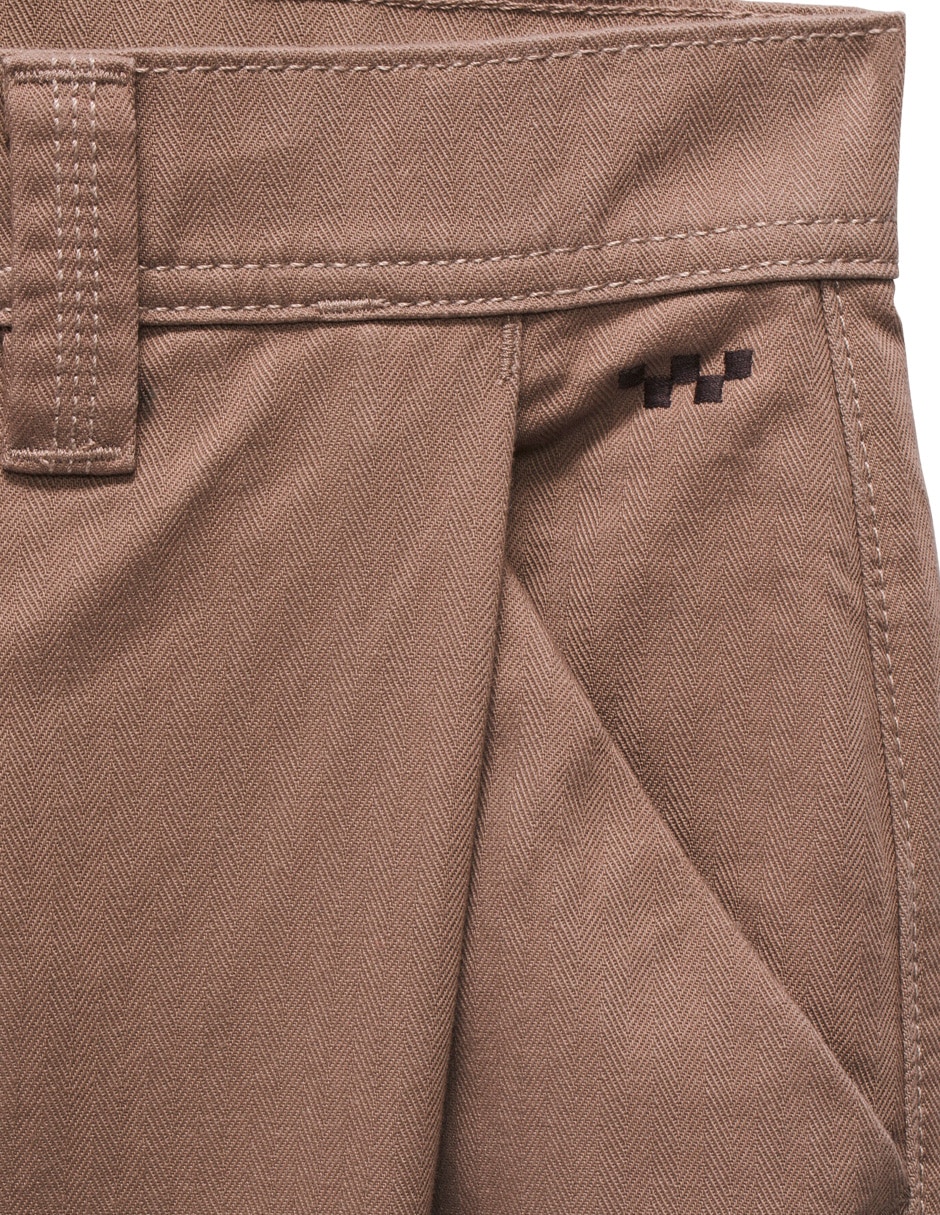 Pantalón casual regular baggy de algodón para hombre 4