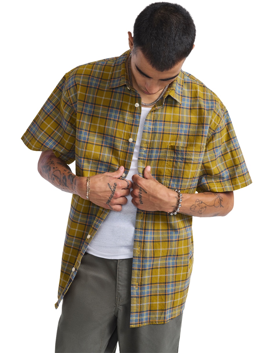 Camisa casual manga corta para hombre 3