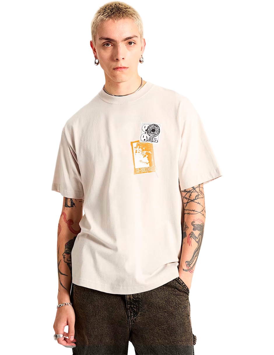 Playera cuello redondo para hombre