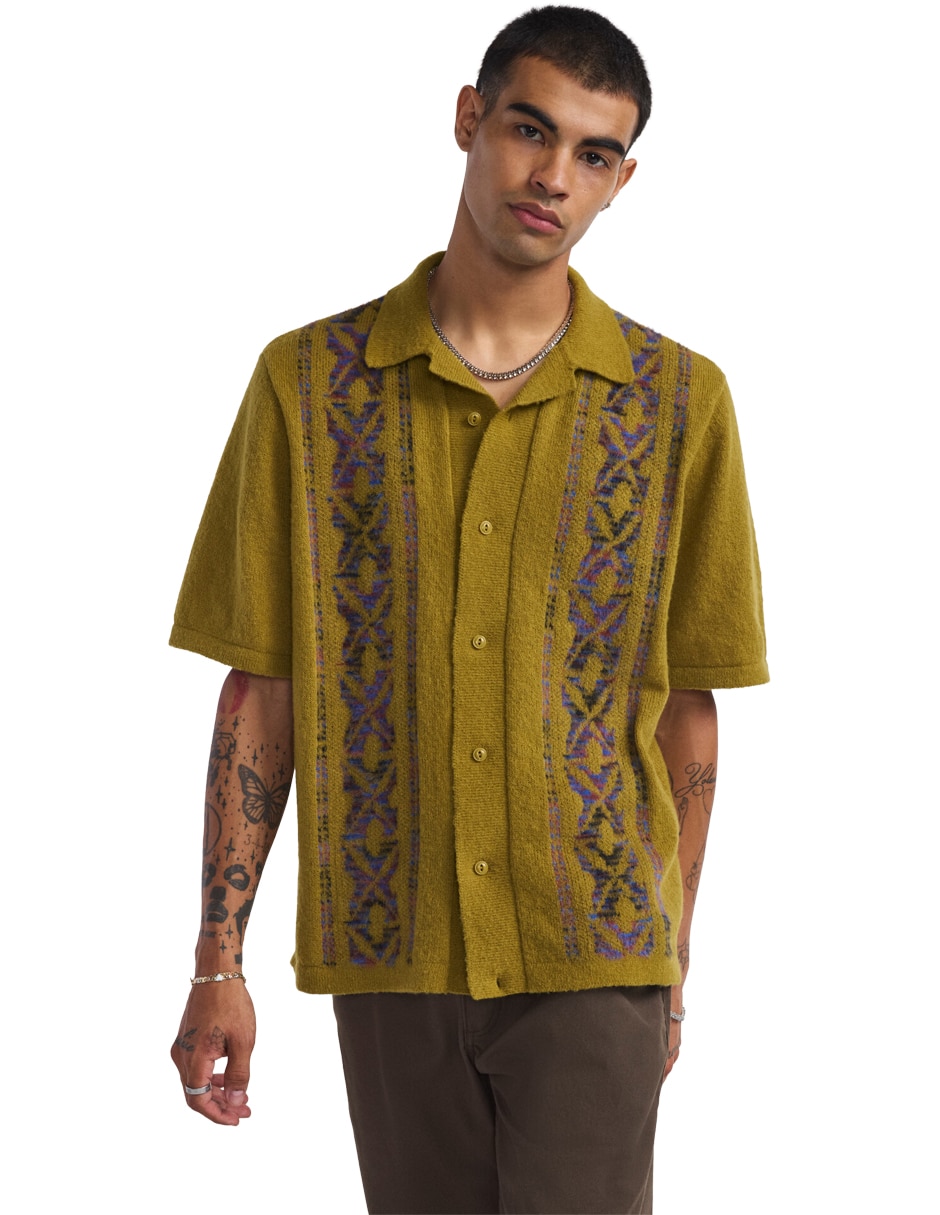 Camisa casual manga corta para hombre Camisa casual manga corta para hombre