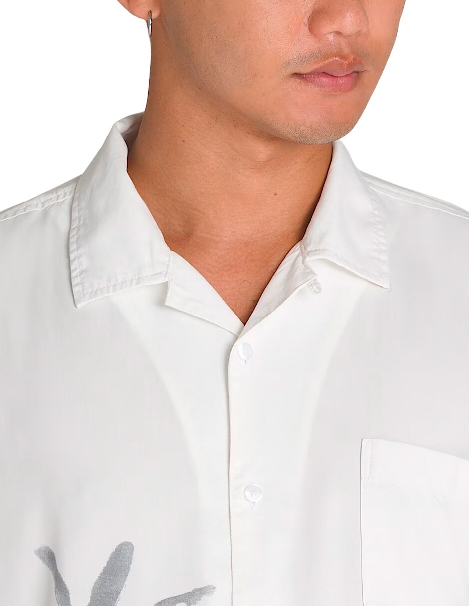 Camisa casual manga 3/4 para hombre 4