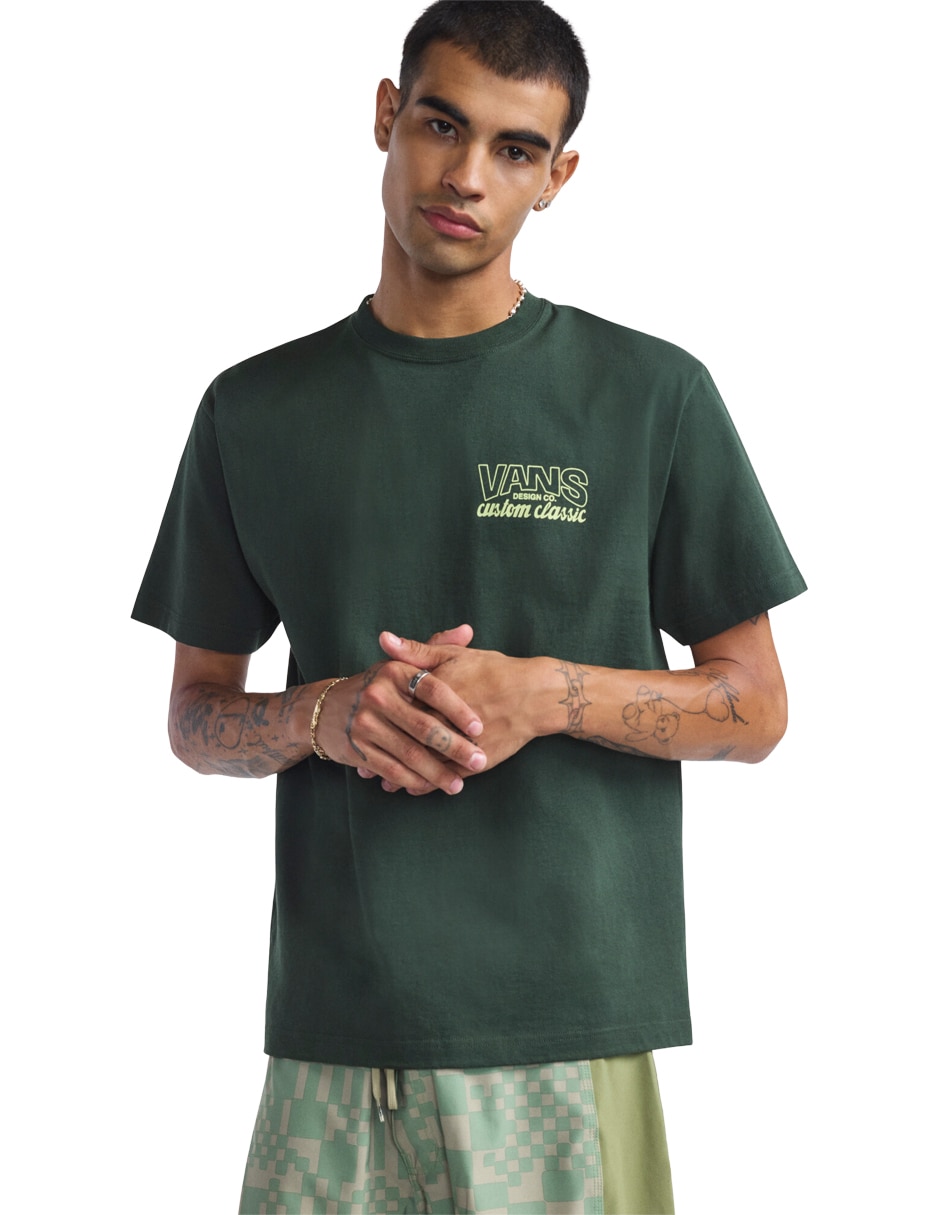 Playera cuello redondo para hombre