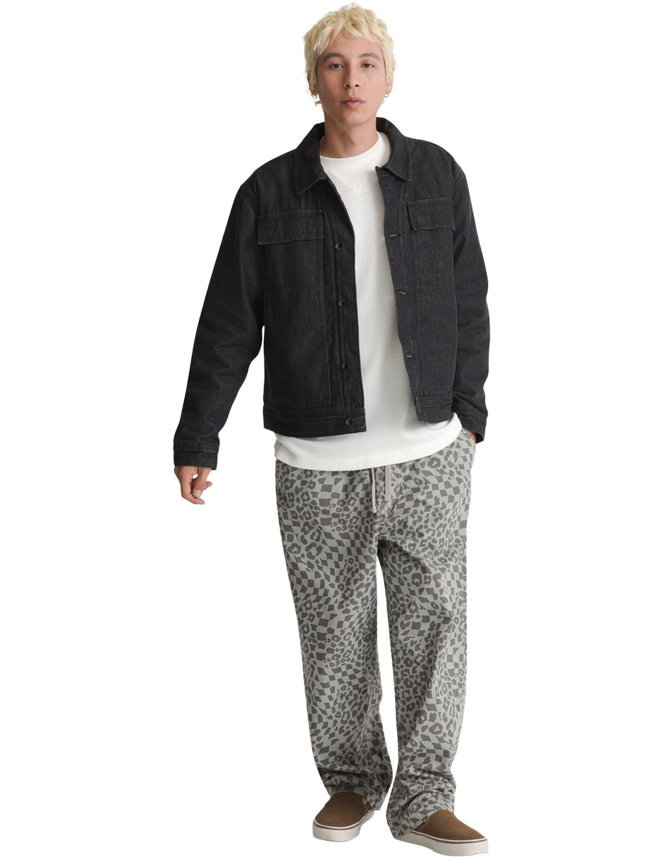 Chamarra casual de mezclilla con bolsillos para hombre 3