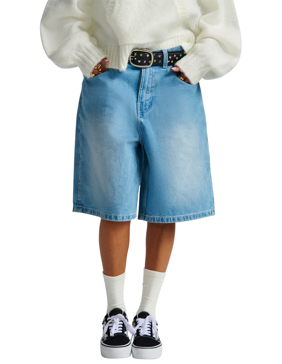 Short de mezclilla para hombre