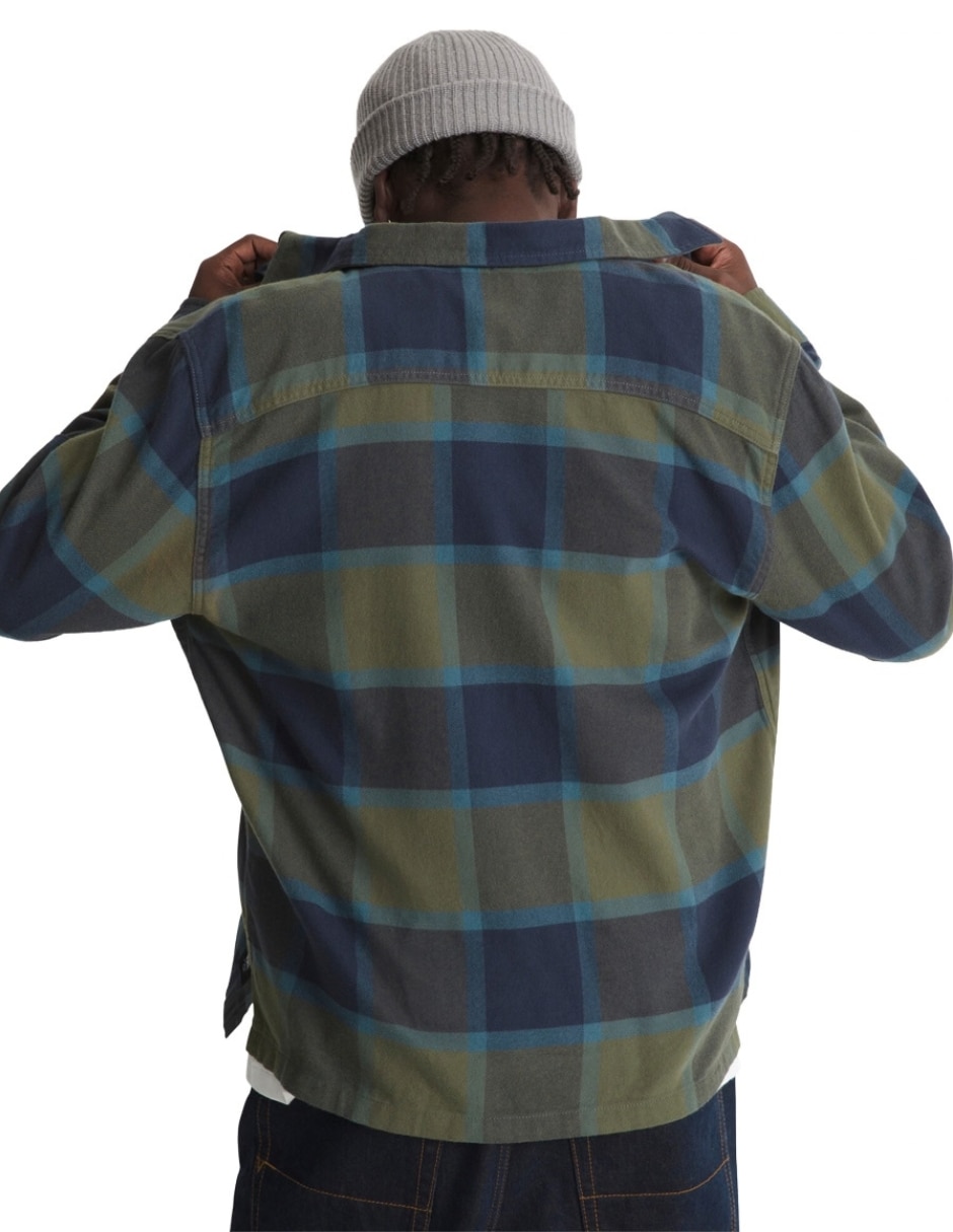 Camisa casual manga larga para hombre 2