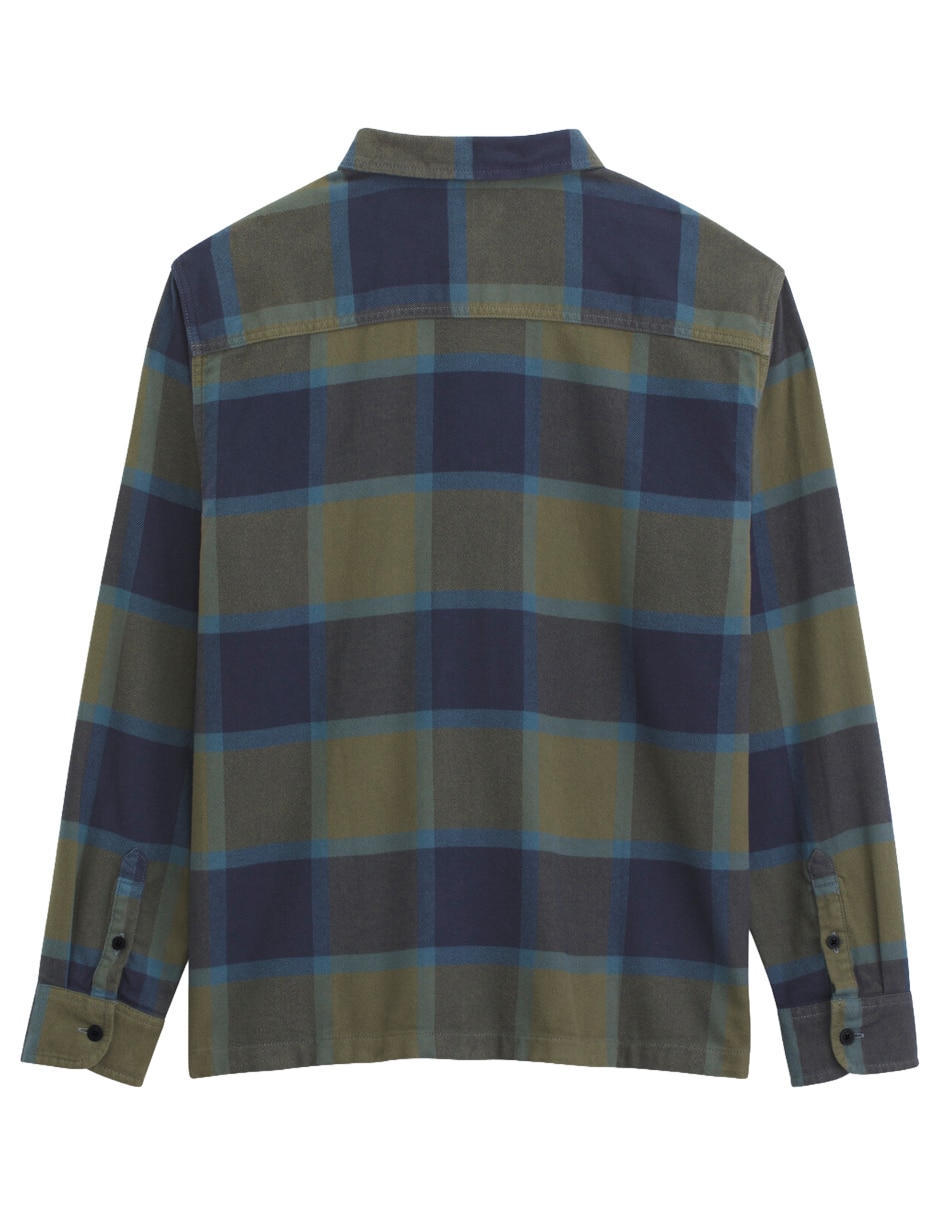 Camisa casual manga larga para hombre 3