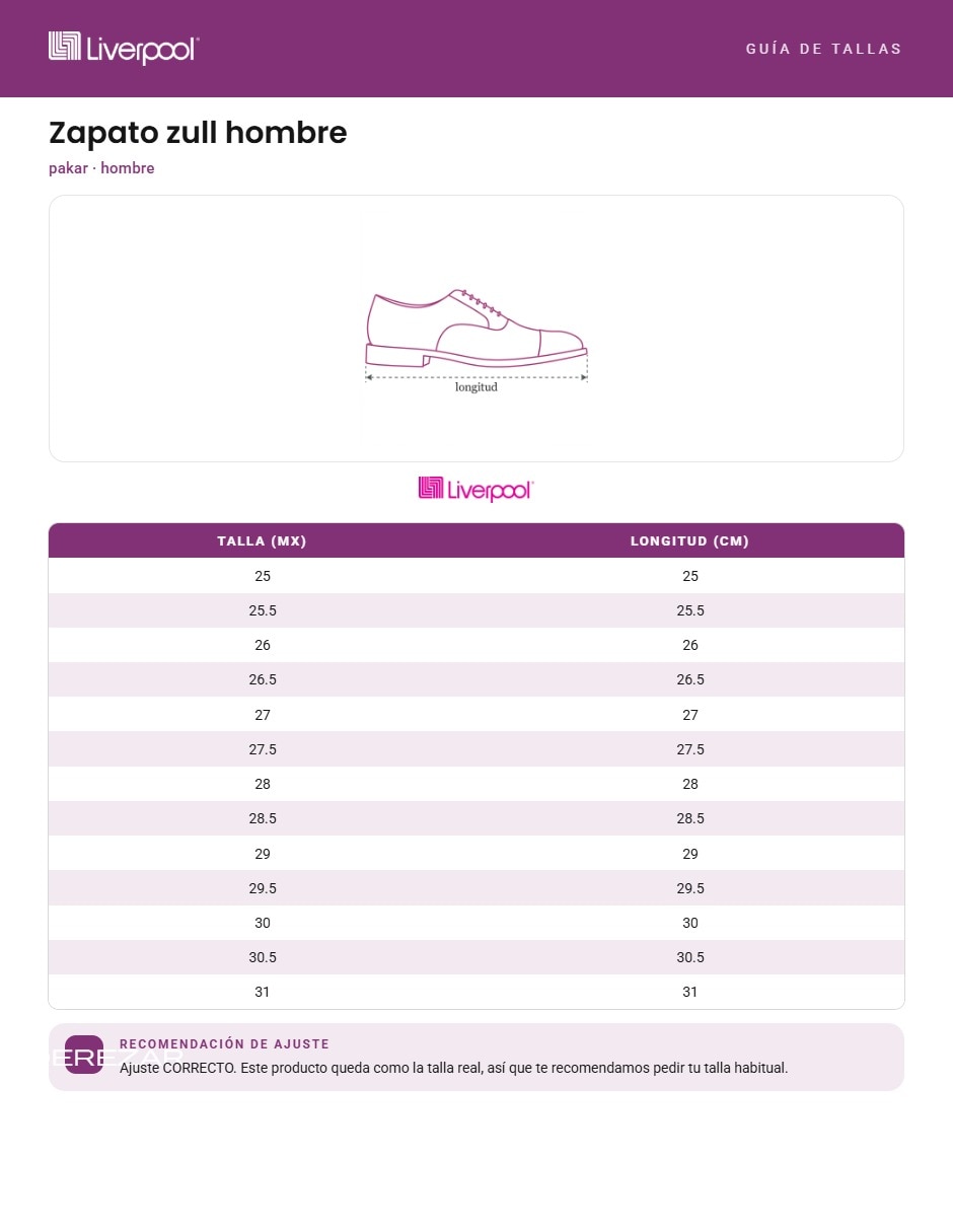 Zapato Derby para hombre 7
