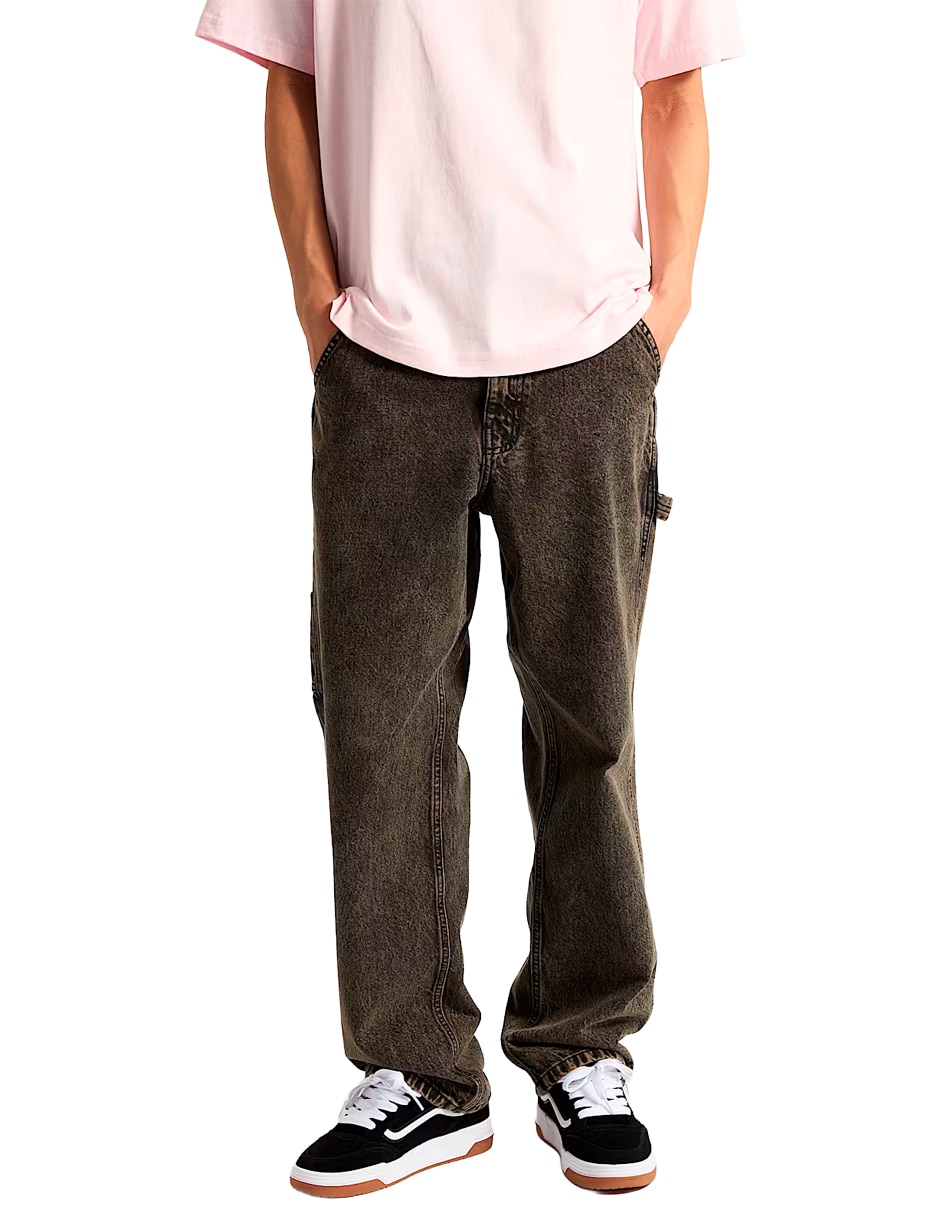 Jeans Regular Regular Drill Chore lavado Obscuro para hombre