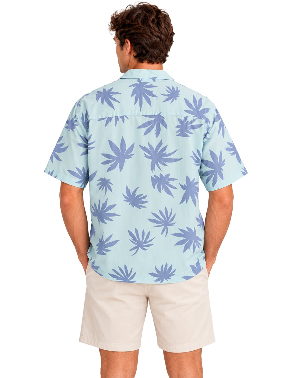 Camisa Casual de (si aplica) Algodón manga Corta para hombre 2