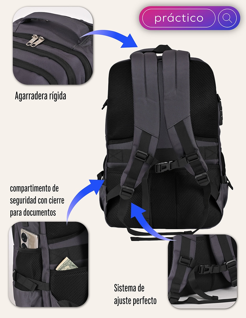 Mochila Con portalaptop No aplica US URBAN PORTALAPTOP US URBAN No 3