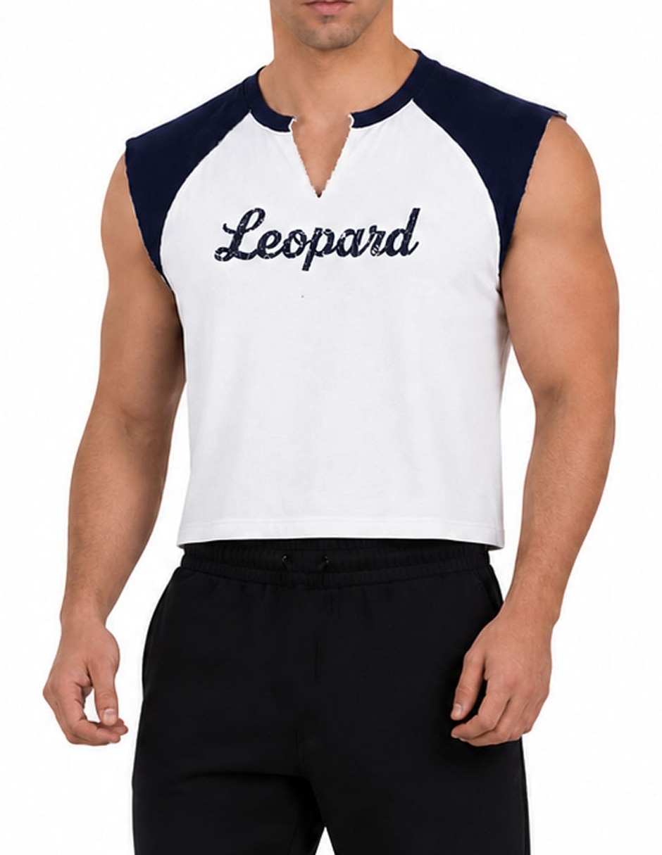 Playera high performance garage cutoff sleeveless cuello v para hombre