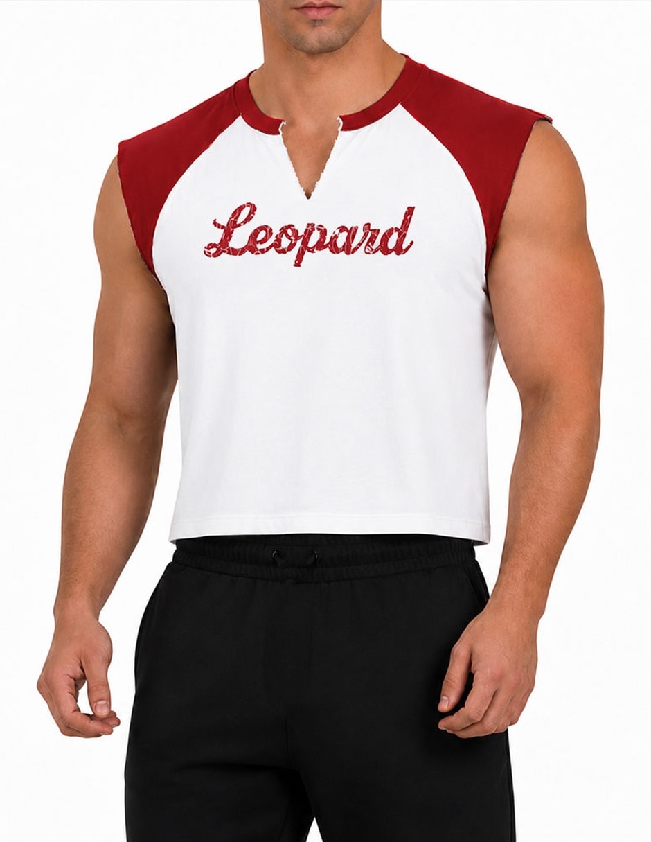 Playera high performance garage cutoff sleeveless cuello v para hombre 1