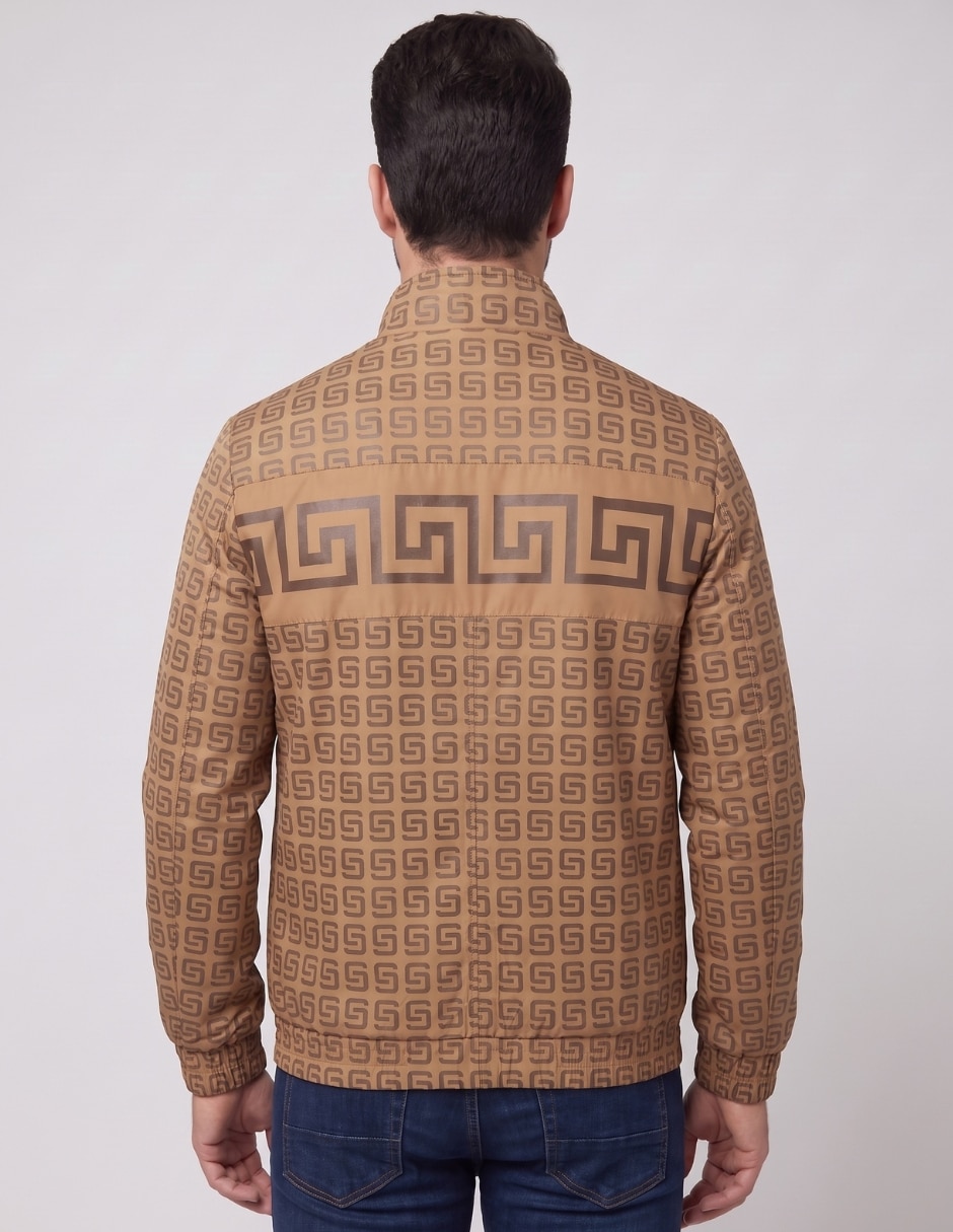 Chamarra bomber cuello con cierre para hombre 2