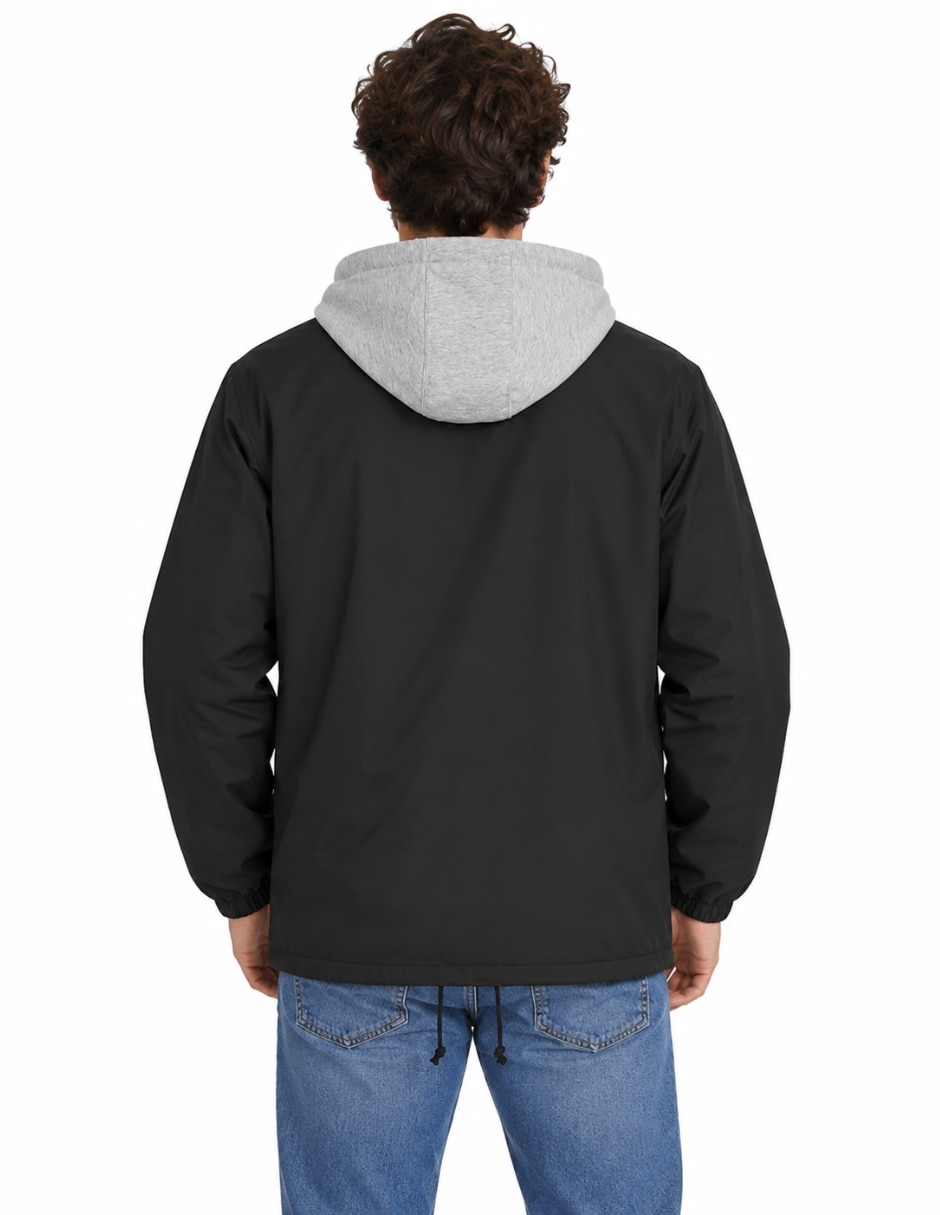 Chamarra casual con bolsillos para hombre 2