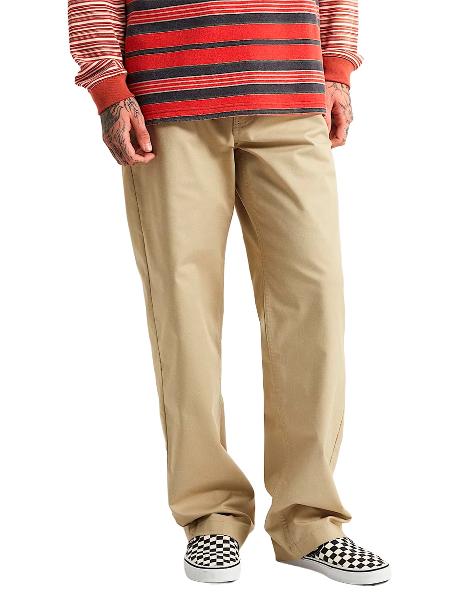 Pantalón casual chino recto de algodón para hombre Pantalón casual chino recto de algodón para hombre