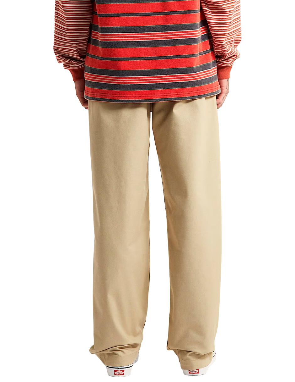 Pantalón casual chino recto de algodón para hombre 2